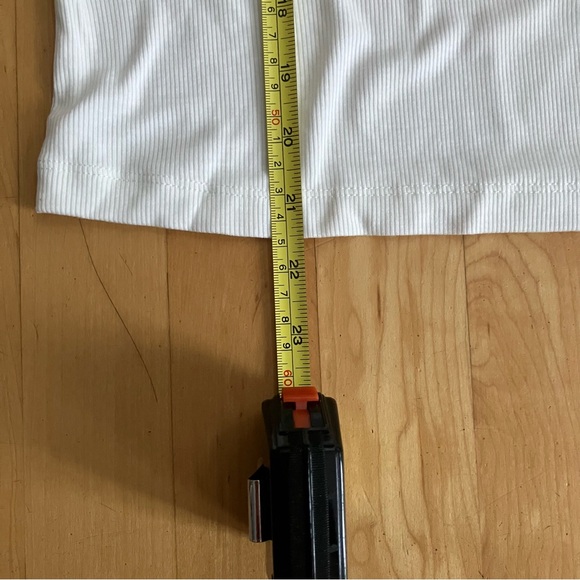 NEW GAP XL tall Modern Rib Halter tank top off-white - Picture 9 of 13